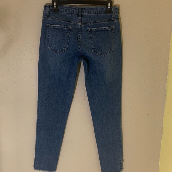 C + J Raw Hem Stretch Jeans (B17) - Picture 2 of 5